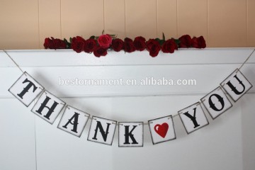 THANK YOU Wedding Banner