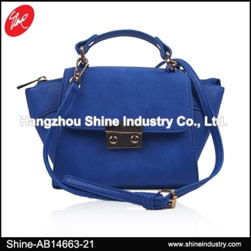 High Quality Dark Blue Handbag/Delicate Lady Sling Bag/Women Street Shoulder Bag