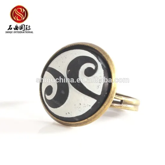 wholesale jewelry new products 2015 custom Laser engraved stone fashion ring finger rings