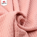 Slub Thermal Waffle Knit Rayon Spandex Jersey Fabrics