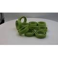 TIVAR®UHMW-PE スプリング シール 緑色