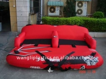Inflatable water ski sofa