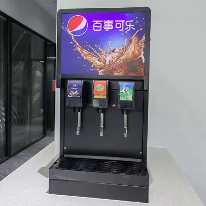 Commercial Pepsi Cola Dispenser Machine: Mini Type Vending Machine for 3 Flavors of Cold Drinks