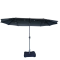 Borong Double Head Patio Sun Garden Payung