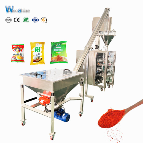 Sac de joint arrière Chili Powder Spices Emballage Machine