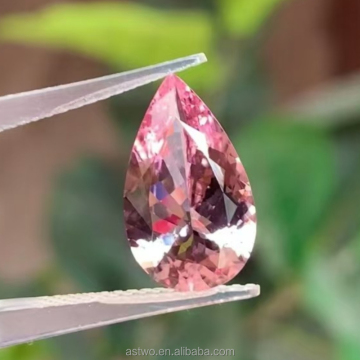 Astwo Laboratory Morganite Regenerated Loose Yellow Pink Beads Gemstone Prices