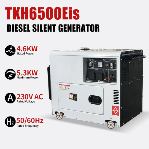 Arranque eléctrico del generador diésel silencioso