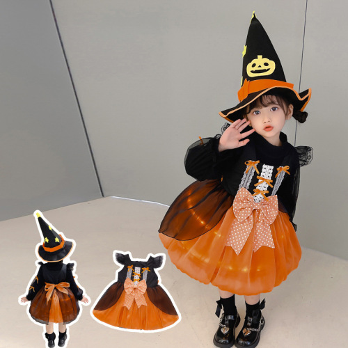 Novo vestido de Halloween para meninas