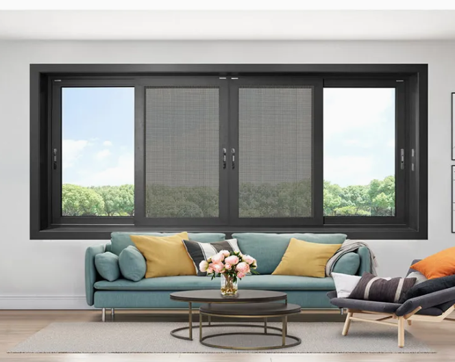 Aluminum sliding windows