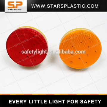 Portable barricade lights with magnet, LED flash light with reflector