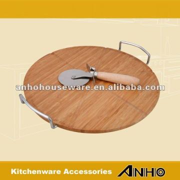 Bamboo Cheese Board With Knife