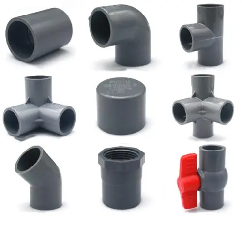 Pvc Connector 4 Way Cross Pipe Fitting, High Quality Pvc Connector 4