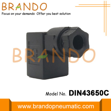 Internal Female Thread Black DIN Mounted Valve Connectors