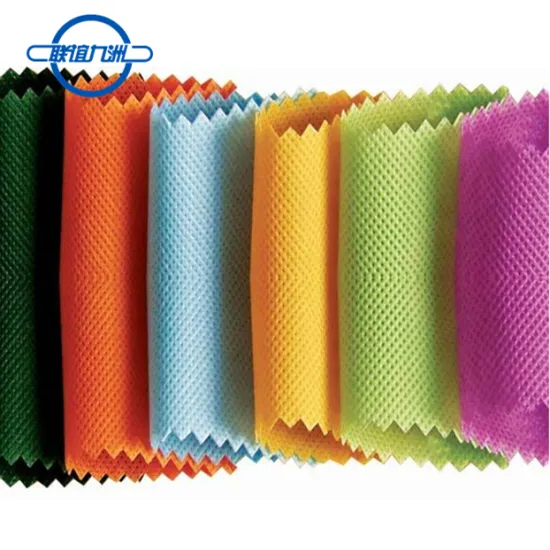 Polyester Spunbond Non woven Fabric Roll With Short Fibers