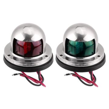 1 PC Green Red Plastic 12V LED Navigation Light for Boat Yacht Marine