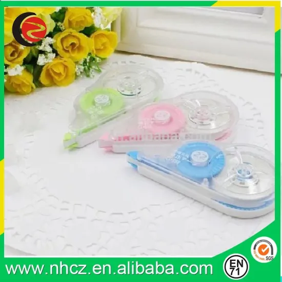 Affordable ultra thin transparent film large capacity 66M student correction tape