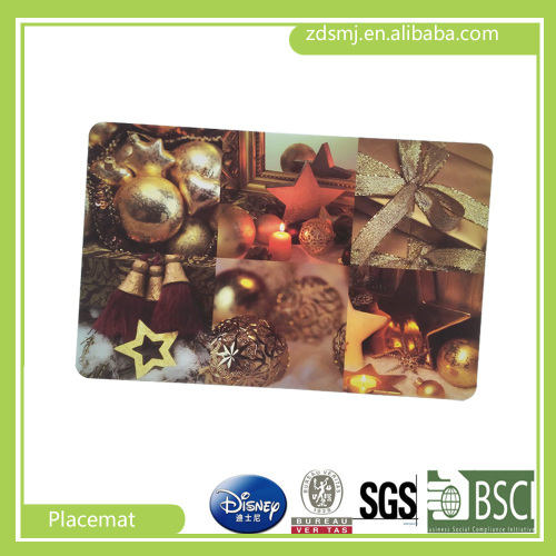 Christmas decorative PP placemat,tablemat