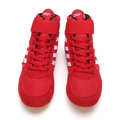 New Arrival Mens Wrestling Shoes Luxury Brand Unisex Pro Wrestling Boots Light Weight Boxing Shoe Boy Best wrestling Sport Shoes