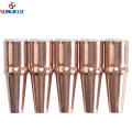 XL401-40-38 অগ্রভাগ 3/8''(9.5mm)1/16''রিসেস টেপার, ব্রাস