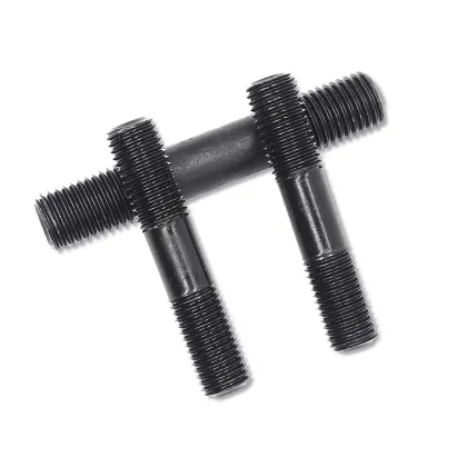 Black Double End Studs Threaded Rod Bolt