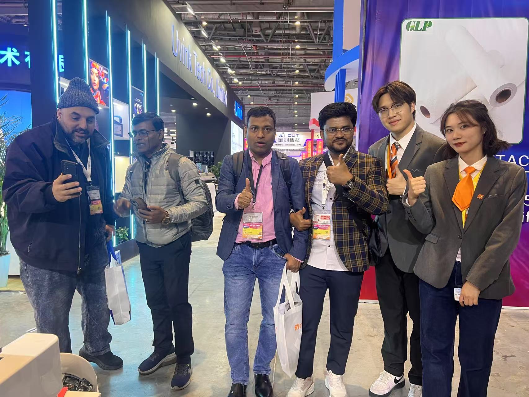 KC team and Shanghai printing fair