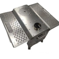 Modern 304 Stainless Steel Outdoor Fireplace Tent-Friendly Heated Stove: A Sleek Camping Essential