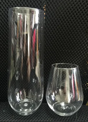PET Stemless Champagne Flute / Stemless Champagne Glass