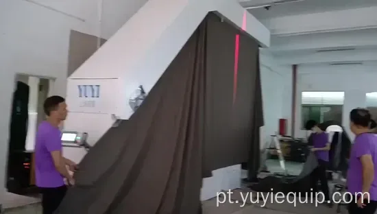 Máquina de corte de cortina vertical controlada por PLC Yuyi com garantia de 1 ano