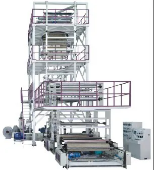 Three to Five Layers Coextrusion Film Blowing Machine Set