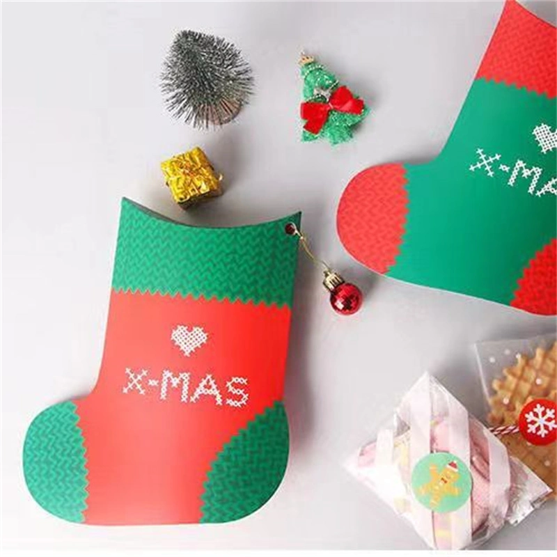 Kraft Paper Cardboard Scarves Socks Packaging Box Custom Christmas Portable Creative Candy Chocolate Packaging Gift Box1