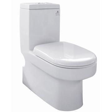 Spout Siphon One Piece Toilet (LD77216-W)