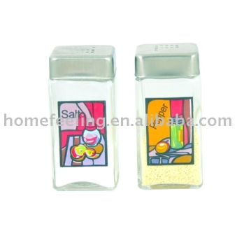 Spice Bottle 2pcs with PVC Box