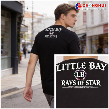 Cyber Gothic Holographic Skull Tee