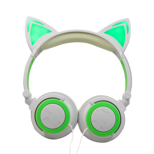 Cat ear lighting headphone for kids gift