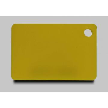 Sarı Akrilik Pleksiglas levha 3mmThick 1220 * 2440mm