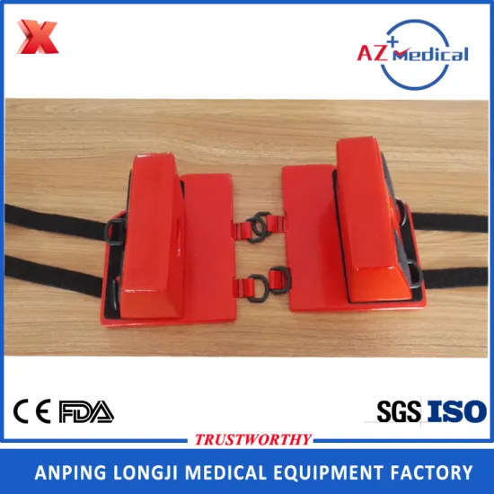 medical head immobilizer for scoop stretcher