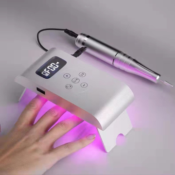 35000rpm Professional Rechargeable Nail Drill Machine with UV LED Lamp
