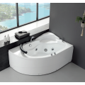1,5x1,0 m de coin acrylique whirlpool massage chaud baignoire