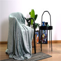 Jacquard Woven Coral Fleece Grain Pattern Indoor Blankets