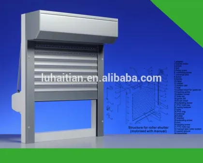 Guangzhou aluminum roller shutter windows