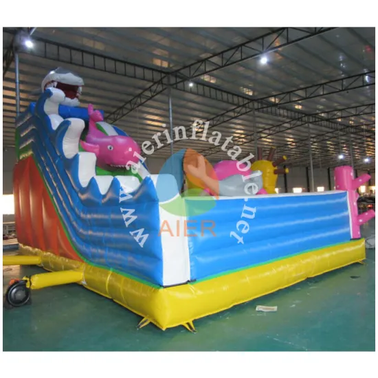 Kids Outdoor Giant Sea world Inflatable Fun City For Sale