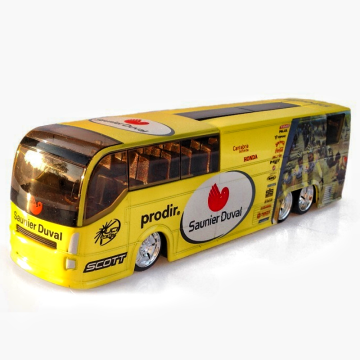2 Diecast Model Bus 1:50 Tour de France Bus Alloy Models Set for Kids