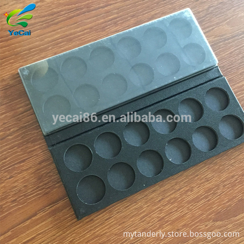 Free sample high quality cosmetic makeup palette empty private label eyeshadow palette