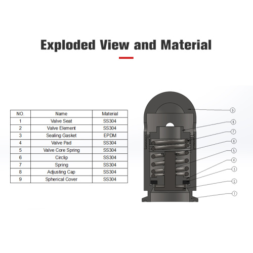 DIN Standard 2 Inch Breathing Valve