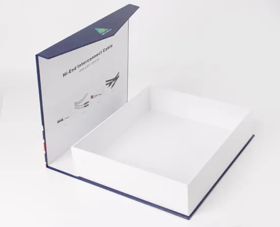 Book Shaped Box With Magnetic Closure