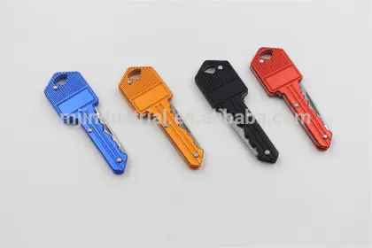 Key shaped folding knife, household knife