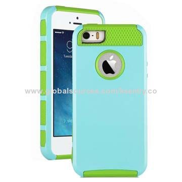 New Design TPU+PC 2-in-1 Hard & Soft Case for iPhone 5s/5/5G