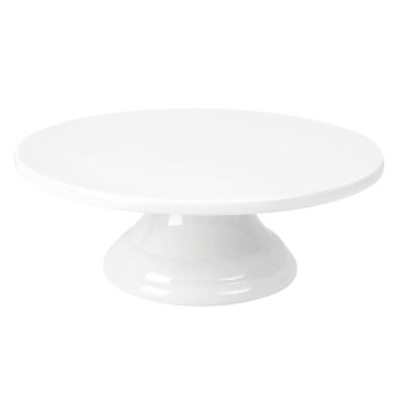 Wit 10 inch porseleinen cake stand - vintage keramische cakebord voor bruiloftsfeest