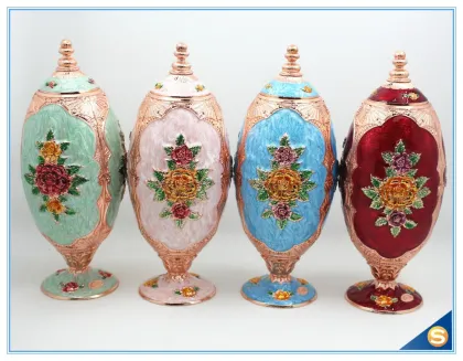 Wedding Favor Rose Design Enamel Handmade Toothpick Holders Unique