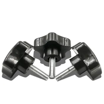 1PCS-M10*20/25/30/35/40/50/60 Bakelite Pliers Screw / Pentacle Plastic Head / Handle Screw / Hand Screw / Starter Bolt